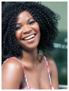 african american woman smiling